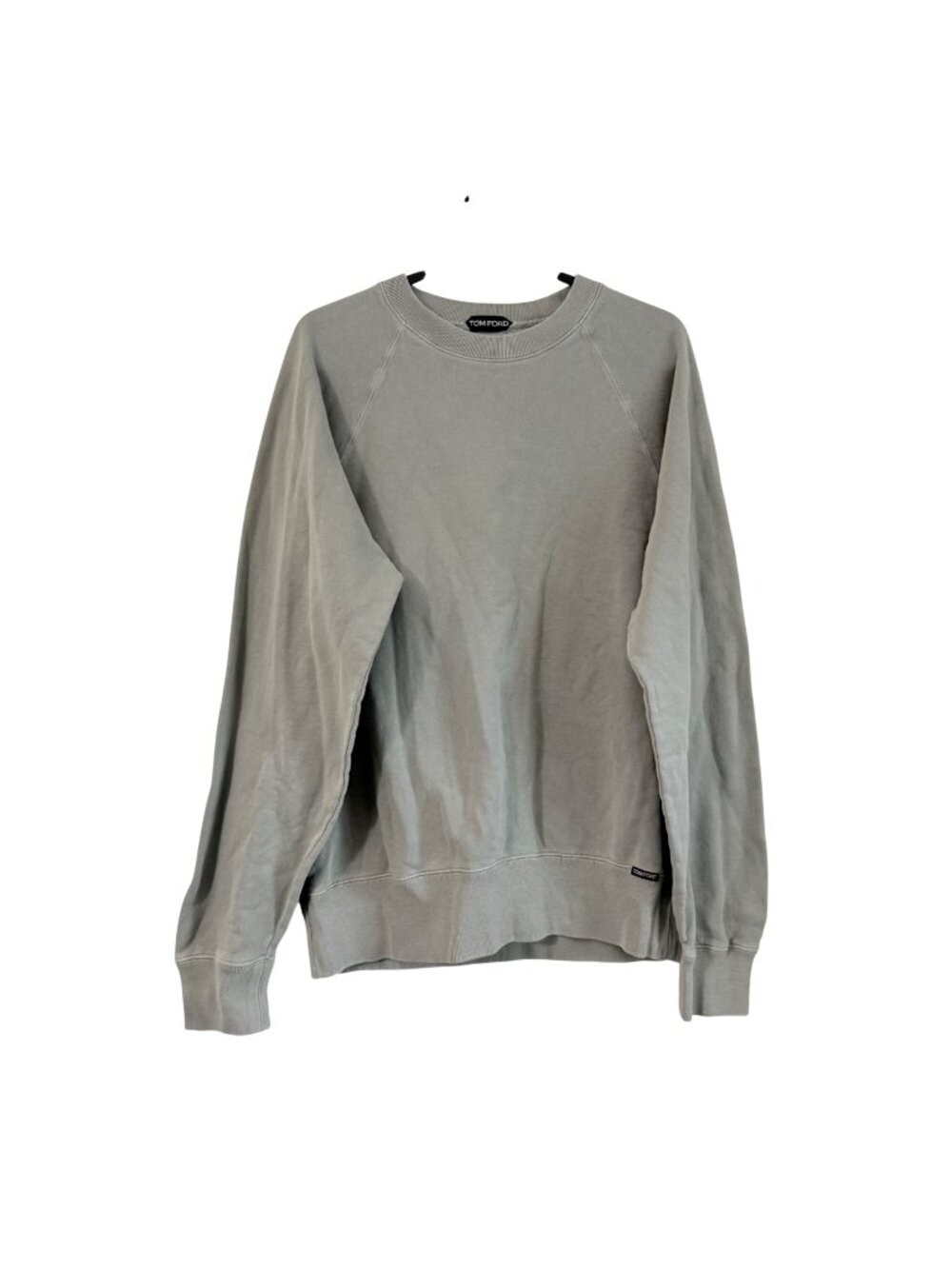 Tom Ford Sage Green Cotton Crew Sweatshirt Mens Size IT50 Medium